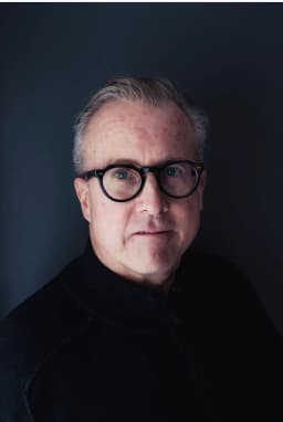 Crime fiction author Anthony Eddolls, studio portrait